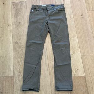 AG pants. Size 29x32, olive green.